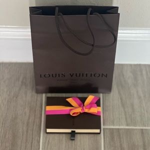 Louis Vuitton Small Gift Box with dust bag and Shopping bag